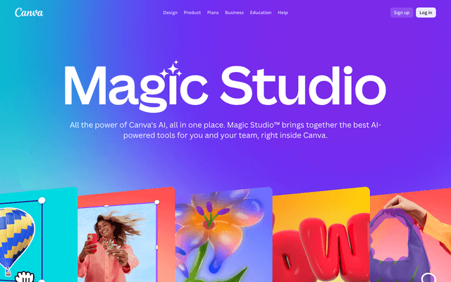 Canva Magic Studio Screenshot - Desktop View