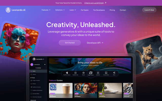 Leonardo AI Screenshot