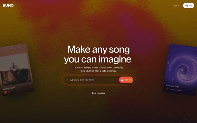 Suno AI Screenshot