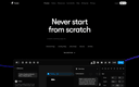 Never start from scratch - AI Tool Screenshot
